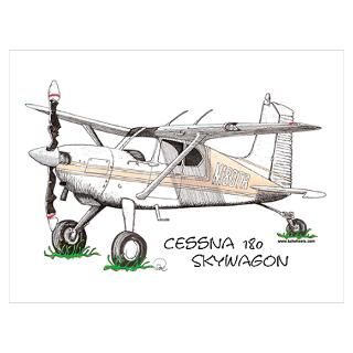 Classic vintage style airplane graphic   Cessna 150   makes great