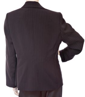 New $139 Kasper Pinstripe Suit Coat Jacket Sz 14 12 Large L
