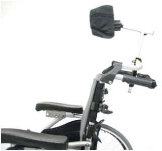 Karman Universal Folding Headrest Wheelchair Head Rest Positioning
