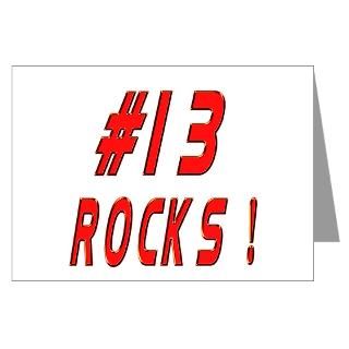 13 Rocks  Greeting Cards (Pk of 10)