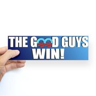 The Good Guys Win Obama 2012 Bumper Sticker by ggwinzp