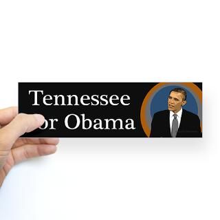 Tennessee for Obama 2012 sticker  Tennessee  50 State Political