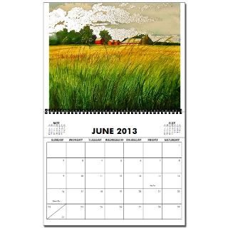 2010 Red Barn Calendar  12 pages of Red Barns by GKstudio
