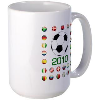 Gifts  Football Drinkware  World Cup 2010 all Countiries Mug