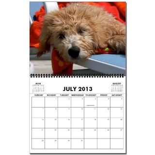 Star Doodles Puppy 2013 Wall Calendar for 2011 by BlazingStarDoodles
