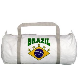 Brazil Soccer Flag 2010 Gym Bag for $17.00