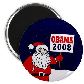 Santa for Obama 2008 Magnet