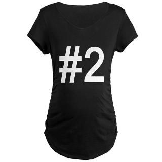 birth order baby number two Maternity Dark T Sh
