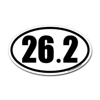26.2 Oval Car Sticker for Marathon Enthusiasts  Sports & Hobbies