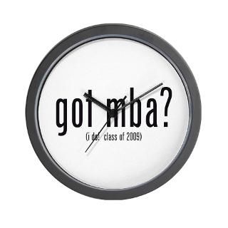 Gifts  09 Home Decor  got mba? (i do class of 2009) Wall Clock