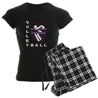 Volleyball Pajamas  Volleyball Pajama Set  Volleyball PJs