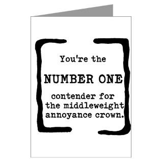 Number One Greeting Cards (Pk of 20)