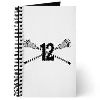 Lacrosse Number 12 Journal for