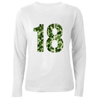 Number 18, Camo T Shirt