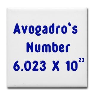 Kitchen and Entertaining  Chemistry Avogadros Number Tile Coaster