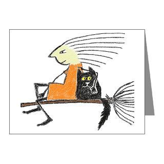 Black Gifts  Black Note Cards  witch Note Cards (Pk of 10)