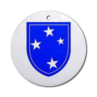 Americal Patch Ornament (Round)  Americal Shoulder Patch