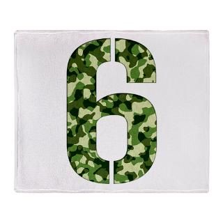 Number 6 Camo Stadium Blanket for $59.50