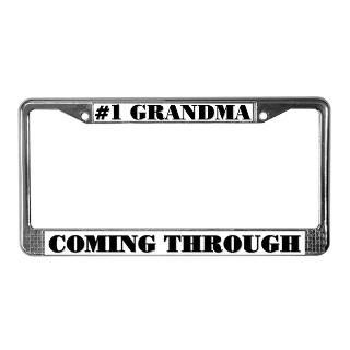  Dad Car Accessories  NUMBER ONE GRANDMA License Plate Frame