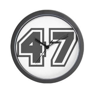 47 Gifts  47 Home Decor  Number 47 Wall Clock