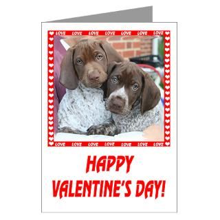 Dog Greeting Cards  Happy Valentines Greeting Cards (Pk of 10