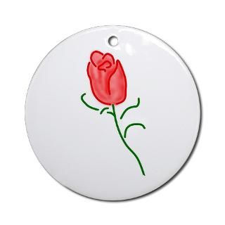 SINGLE ROSE Keepsake (Round)  TOADALLY SINGLE