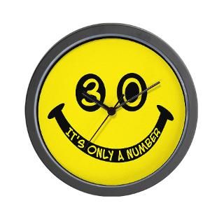 30th birthday smiley face. 30, its only a number  Winkys t shirts