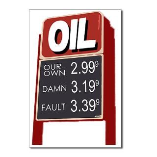 Oil Our Own Damn Fault (8 Postcards)  Earthophilia  Irregular