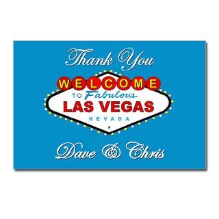 Las Vegas Personalized Thank You Postcards (Pk/8) by arrivelasvegas