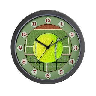 Tennis Clock  Sports Clocks (10)  Clock O Rama