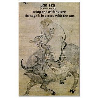 One Tao Lao Tzu Taoism Quote & Picture  Mini Posters  Famous