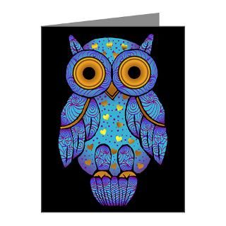 Avian Gifts  Avian Note Cards  H00t Owl Note Cards (Pk of 10)