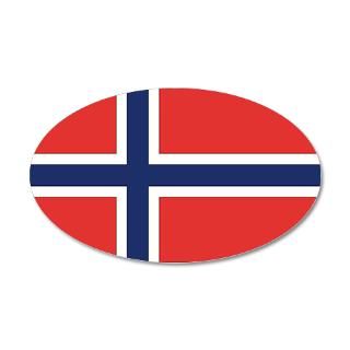 Norway Gifts  Norway Wall Decals  Norway 20x12 Oval Wall Peel