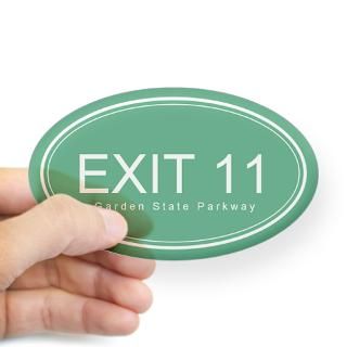 GSP Exit 11 Oval Decal for $4.25