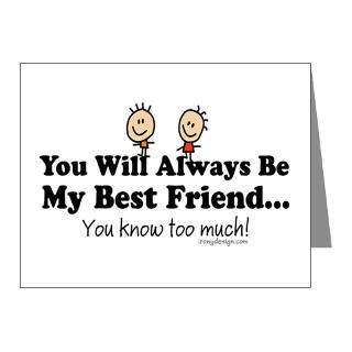 Best Friends Note Cards  Best Friends Knows Note Cards (Pk of 10