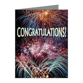 Birth Note Cards  Congrats Fireworks   All Occasion Cards (Pk of 10