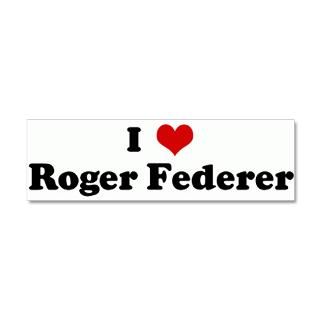 Heart Gifts  I Heart Wall Decals  I Love Roger Federer 36x11