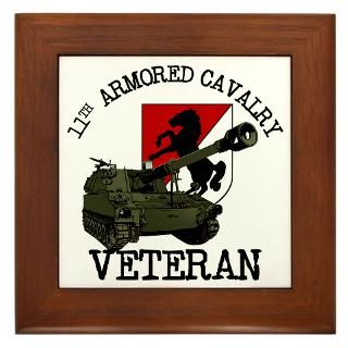 11Th Gifts  11Th Home Decor  11th ACR Vet Framed Tile