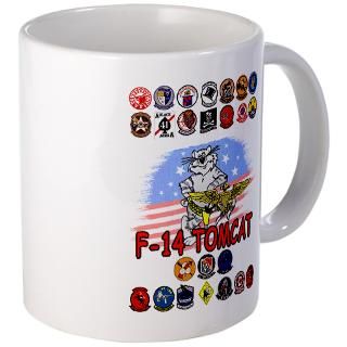 US NAVY F 14 TOMCAT SALUTE Mug by PHATDSTEESANDTHINGS