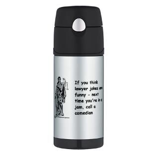 Legal Counsel Courts J Drinkware  Lawyers Thermos Bottle (12 oz