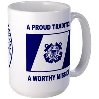 Gifts  Boating Drinkware  USCG Auxiliary Pride 15 Ounce Mug