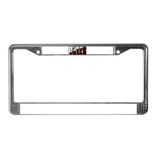 Car Accessories  CHEER *16* {crimson/white/gra License Plate Frame