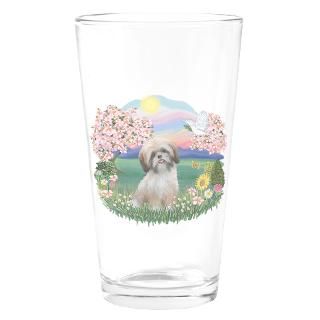 Blossoms   Shih Tzu #13 Drinking Glass for $16.00