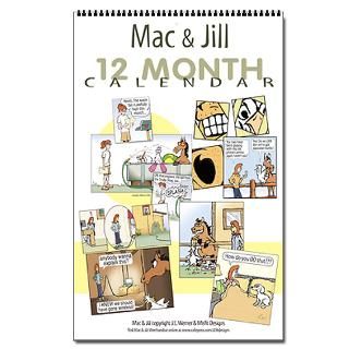 Mac & Jill 11 x 17 Vertical Wall Calendar