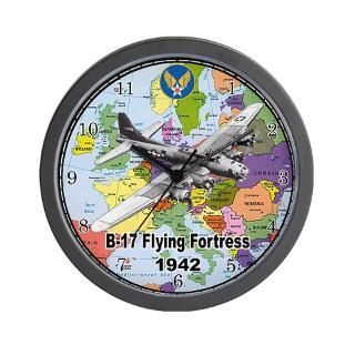 17 Flying Fortress WW2 Wall Clock for $18.00