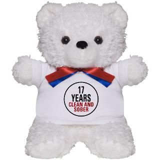 17 Years Clean & Sober Teddy Bear for $18.00