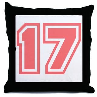 17 Gifts  17 More Fun Stuff  Varsity Uniform Number 17 (Pink