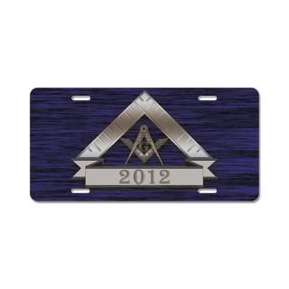 Worshipful Master Year Aluminum License Plate for $19.50