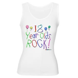 18 Year Olds Rock Womens Tank Top for $24.00
