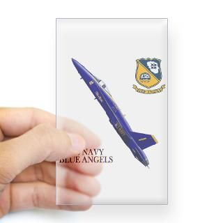 18 Blue Angles Rectangle Decal for $4.25